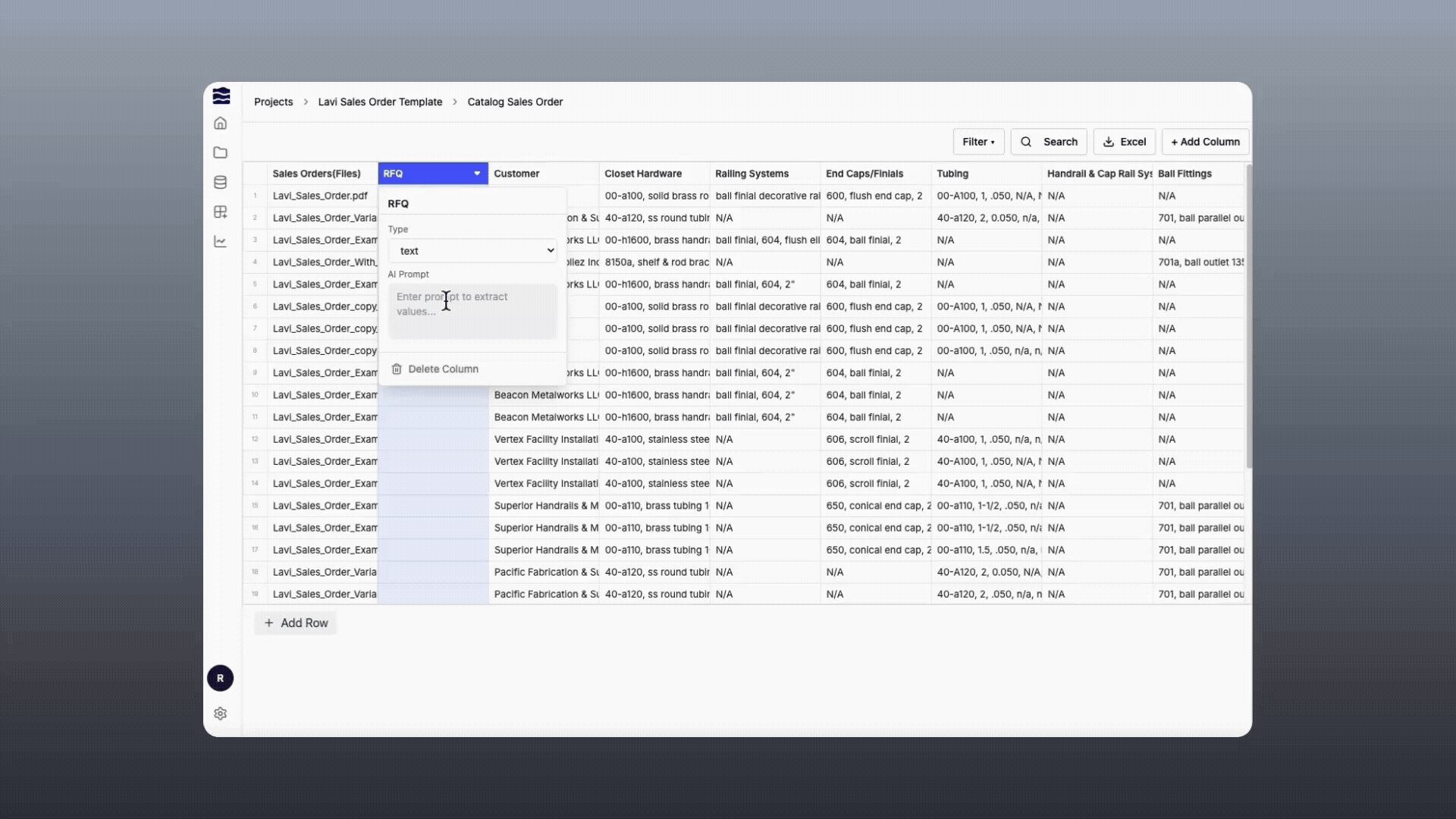 Natora interface